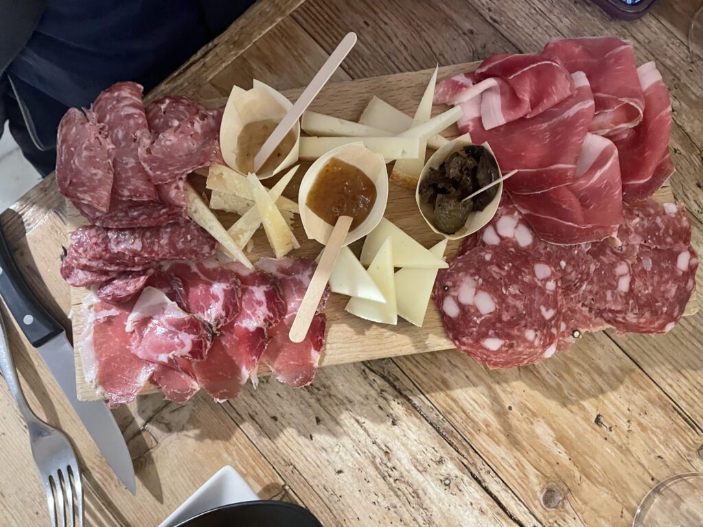 one of the best places to eat cured meat and cheese in Tuscany Italy - Bradi Toscani