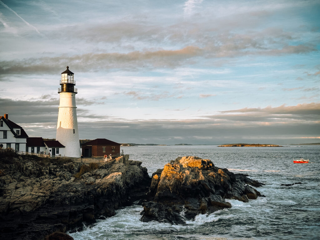 New England Fall @ Portland Maine - Portland Head Lighthouse